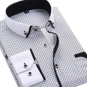 Men Fashion Casual Long Sleeved shirt