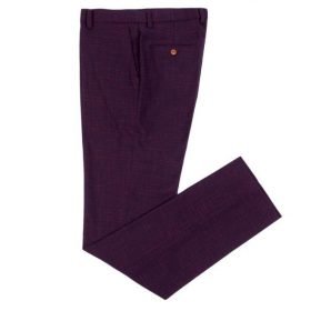 Winter Wool Blend Men's Suit Pants