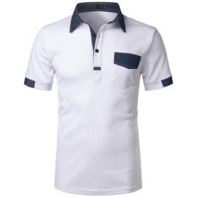 Patchwork Cotton Polo Shirt